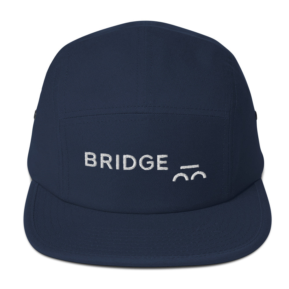 BRIDGE 5 Panel Hat - Navy – BRIDGE Bike Works
