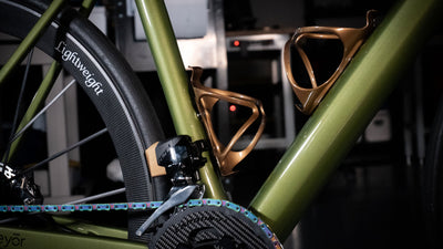 NEW BIKE DAY - GREEN & GOLD