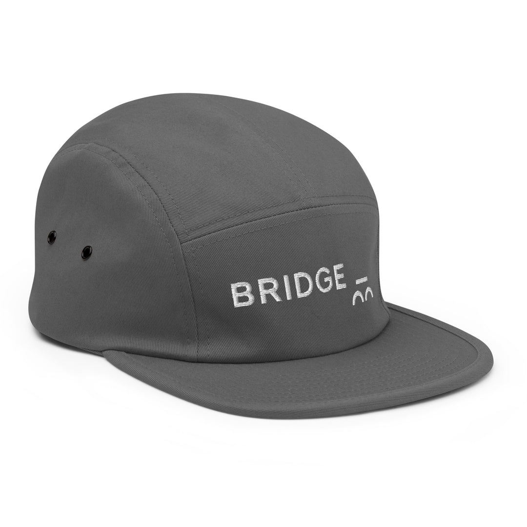 BRIDGE 5 Panel Hat - Grey – BRIDGE Bike Works