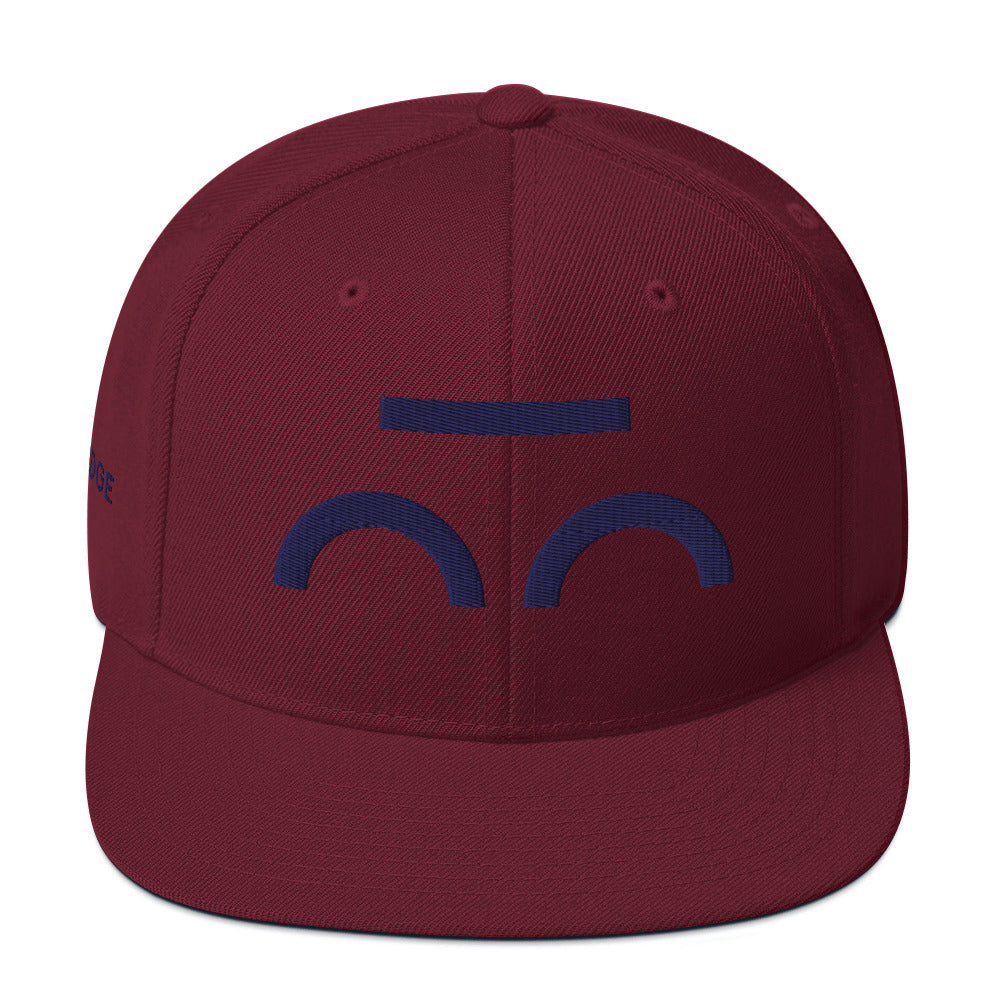 BRIDGE Snapback - Maroon