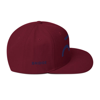 BRIDGE Snapback - Maroon